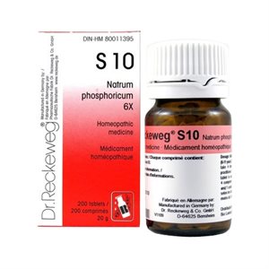 Dr.Reckeweg S10 - Natrum phos 6X 200 tablets