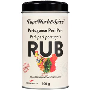 Cape Herb & Spice Rub Seasoning Portuguese Peri Peri Medium 100 g