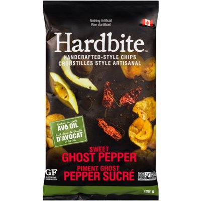 Hardbite Croustilles Style Artisanal Piment Ghost Pepper Sucré 128 g Hardbite Croustilles Style Artisanal Piment Ghost Pepper Sucré 128 g