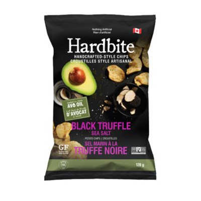 Hardbite Croustilles Huile D'Avocat Sel Marin Truffe Noire 128g Hardbite Croustilles Huile D'Avocat Sel Marin Truffe Noire 128g