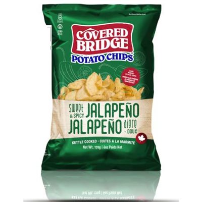 COVERED BRIDGE CROUSTILLES AIGRE DOUX JALAPENO 170g COVERED BRIDGE CROUSTILLES AIGRE DOUX JALAPENO 170g
