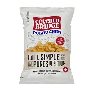 Covered Bridge Plain&Simple Chips Potato Chips 170g
