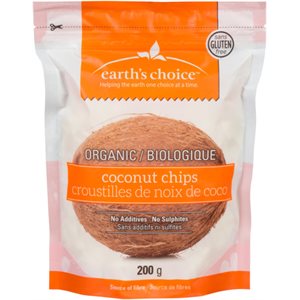 Earth's Choice Coconut Chips Organic 200 g