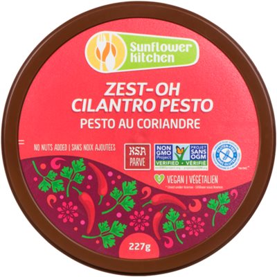 Sunflower Kitchen Pesto au Coriandre Zest-Oh 227 g Sunflower Kitchen Pesto au Coriandre Zest-Oh 227 g