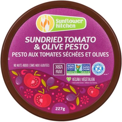 Sunflower Kitchen Pesto aux Tomates Séchées et Olives 227 g Sunflower Kitchen Pesto aux Tomates Séchées et Olives 227 g