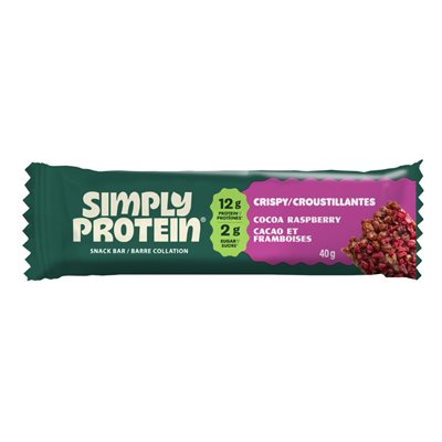 Simply Protein barre collation Cacao et framboises