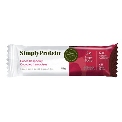 Simply Protein barre collation Cacao et framboises Simply Protein barre collation Cacao et framboises