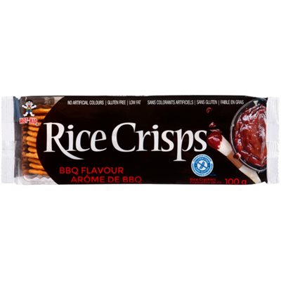Hot-Kid Rice Crisps Craquelins de Riz Arôme de BBQ 100 g Hot-Kid Rice Crisps Craquelins de Riz Arôme de BBQ 100 g