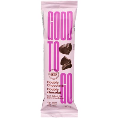 Good To Go Barre Moelleuse Double Chocolat 40 g Good To Go Barre Moelleuse Double Chocolat 40 g
