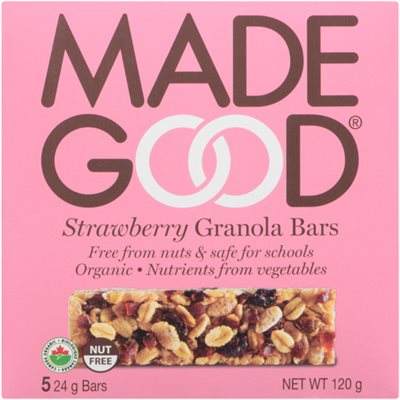 Made Good Organic Granola Bars Strawberry 5 Bars x 24 g (120 g) 