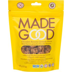 Made Good Mini-Barres Granola Chocolat Banane 100 g bio