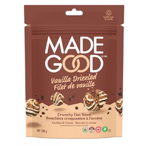 Made Good Bouchées croquantes à l'avoine biscuits et créme 100g bio