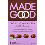 Made Good Organic Soft Baked Mini Cookies Double Chocolate 5 Portion Packs x 24 g (120 g) 