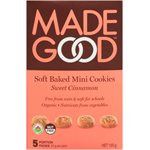 Made Good Organic Soft Baked Mini Cookies Sweet Cinnamon 5 Portion Packs x 24 g (120 g) 