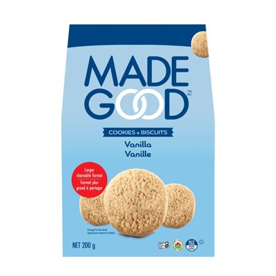 Made Good Biscuits vanille bio 200g Made Good Biscuits vanille bio 200g