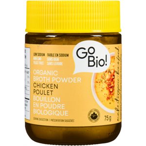 GoBio! Bouillon en Poudre Biologique Poulet 75 g