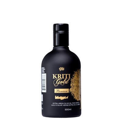 Kriti Huile d'olive extra vierge grecque de qualité supérieure 500 ml Kriti Huile d'olive extra vierge grecque de qualité supérieure 500 ml