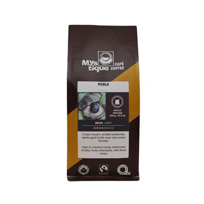 Café Mystique café bio Mi Brun Perle Mélange Mouture Filtre 300g Café Mystique café bio Mi Brun Perle Mélange Mouture Filtre 300g