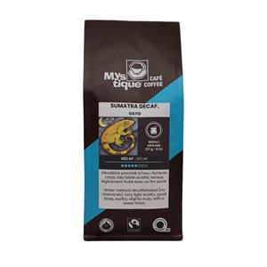 Cafe Mystique Organic Coffee Dark Sumatra Decaf Gayo Filter Grind 227g