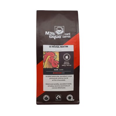 Café Mystique café bio Corsé le Réveil Matin Mélange Mouture Filtre 300g Café Mystique café bio Corsé le Réveil Matin Mélange Mouture Filtre 300g