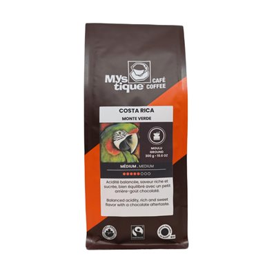 Café Mystique café Costa Rica Mouture Filtre bio 300g Café Mystique café Costa Rica Mouture Filtre bio 300g