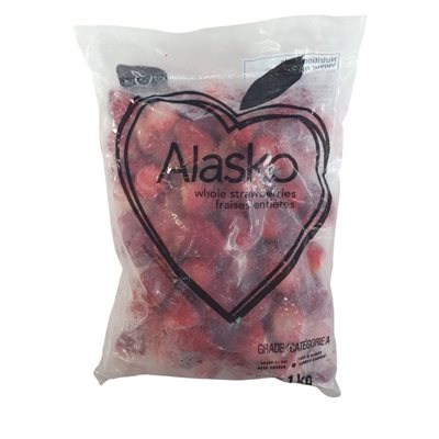 Alaska Fraises entières surgelées 1 kg