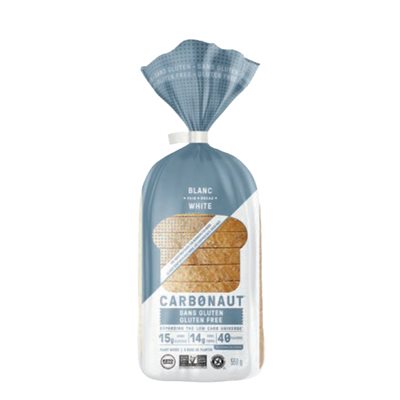 Carbonaut Pain Blanc Sans Gluten Keto 550g Carbonaut Pain Blanc Sans Gluten Keto 550g