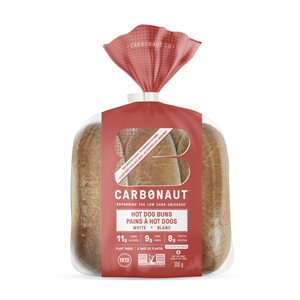 Carbonaut Hotdog Buns 6Ct - White Keto 288g