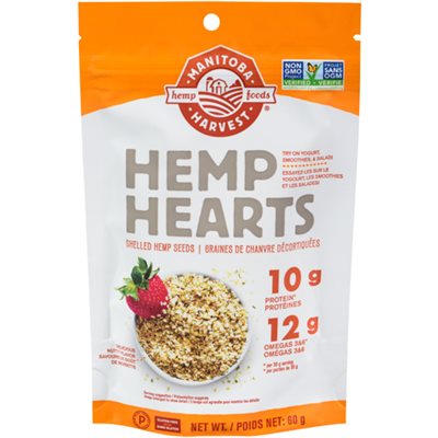 Manitoba Harvest Graines de Chanvre Décortiquées 60g Manitoba Harvest Graines de Chanvre Décortiquées 60g