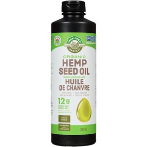 Manitoba Harvest Huile de Chanvre Biologique 500 ml