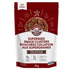 Manitoba Harvest Bouchées aux supergraines chocolat noir 113g