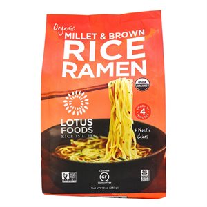 Lotus Foods Ramen de Riz Brun et Millet