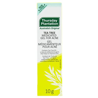 Thursday Plantation Gel Médicamenteux pour Acné Tea Tree 10 g Thursday Plantation Gel Médicamenteux pour Acné Tea Tree 10 g