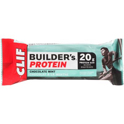 Clif Builders Barre Protéinée Saveur de Chocolat à la Menthe 68 g Clif Builders Barre Protéinée Saveur de Chocolat à la Menthe 68 g