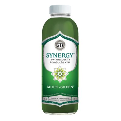 GT's Kombucha Multi-Green Boisson au Kombucha et Cru 480 ml GT's Kombucha Multi-Green Boisson au Kombucha et Cru 480 ml