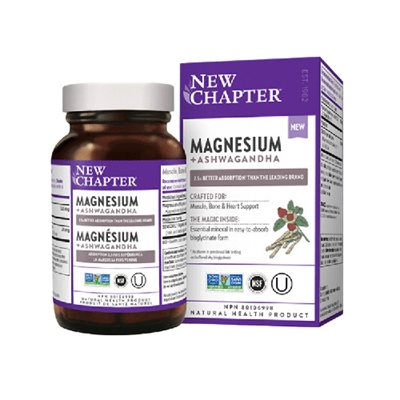 New Chapter Magnesium + Ashwagandha 30un New Chapter Magnesium + Ashwagandha 30un
