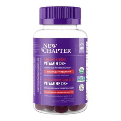 New Chapter Vitamine D3+ 1000UI Gomme New Chapter Vitamine D3+ 1000UI Gomme