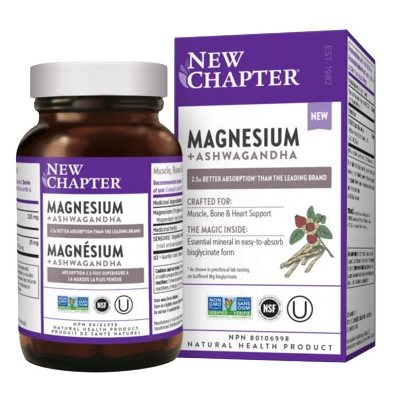 New Chapter Magnésium et Ashwagandha New Chapter Magnésium et Ashwagandha