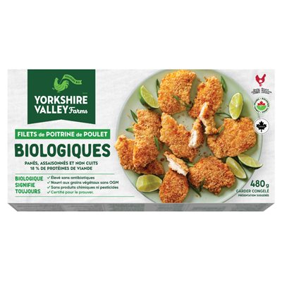 FILETS DE POULET BIOLOGIQUE 480g FILETS DE POULET BIOLOGIQUE 480g