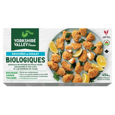 BOUCHÉES DE POULET BIOLOGIQUE 454g BOUCHÉES DE POULET BIOLOGIQUE 454g