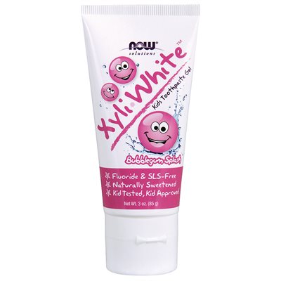 Now Kids Xyliwhite Bubblegum Splash Toothpaste Gel 85g  Now Kids Xyliwhite Bubblegum Splash Toothpaste Gel 85g