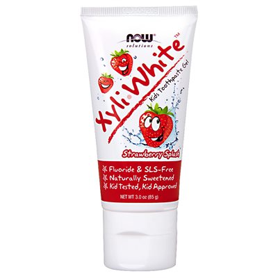 Now Kids Xyliwhite Strawberry Splash Toothpaste Gel 85g  Now Kids Xyliwhite Strawberry Splash Toothpaste Gel 85g