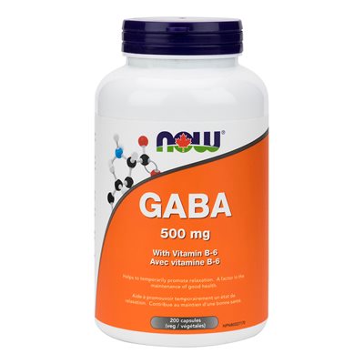 Now B-6 + 500Mg Gaba 200Caps Now B-6 + 500Mg Gaba 200Caps
