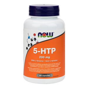 Now 5-Htp 200Mg + Tyrosine 60caps