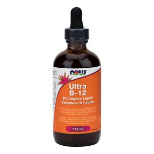 Liquid B-12, Ultra B-Complex (5,000mcg) 118mL 