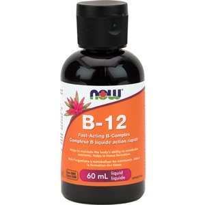 Liquid B-12, B-Complex (600mcg B12) 60mL 