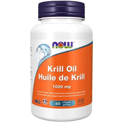 Now Krill Oil 1000Mg 60Softgels