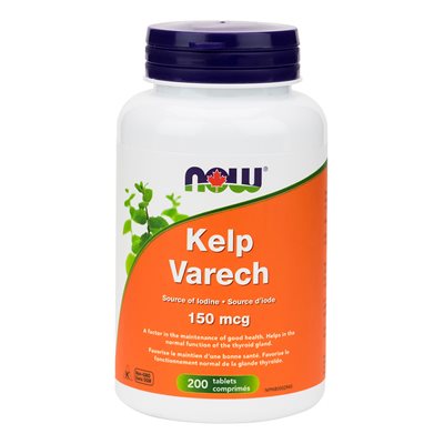Now Kelp 150mcg Iodine 200tab 