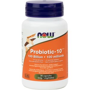 Now Probiotic-10 100 Mill 30Vcaps