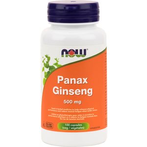 Now Ext De Panax Ginseng 520Mg 100Caps